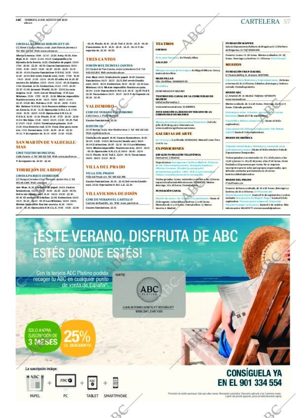 ABC MADRID 21-08-2015 página 57