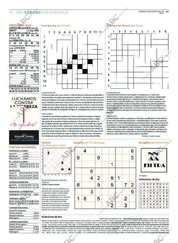 ABC MADRID 21-08-2015 página 76