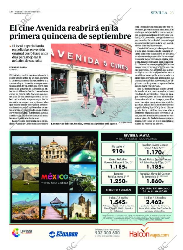 ABC SEVILLA 21-08-2015 página 23
