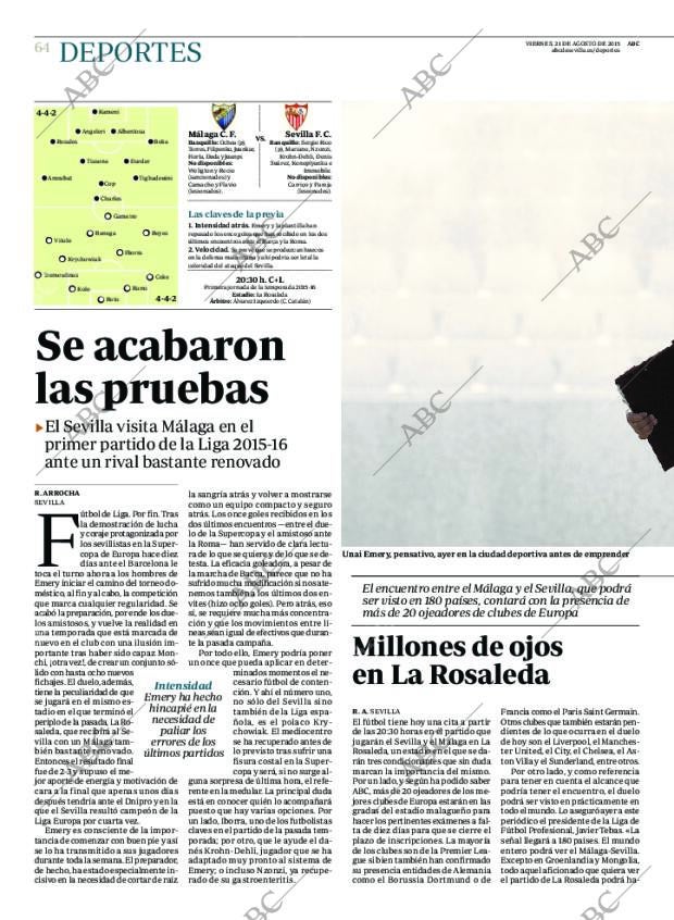 ABC SEVILLA 21-08-2015 página 64