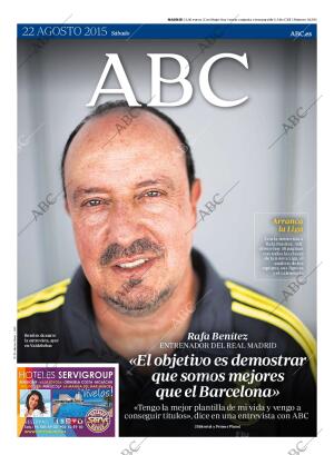 ABC MADRID 22-08-2015 página 1