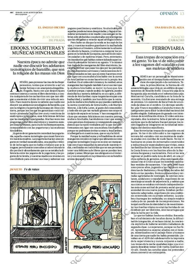ABC MADRID 22-08-2015 página 13
