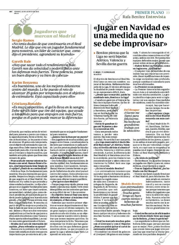 ABC MADRID 22-08-2015 página 19