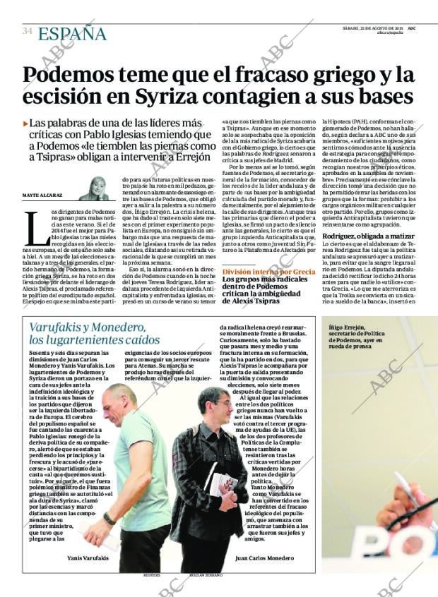ABC MADRID 22-08-2015 página 34