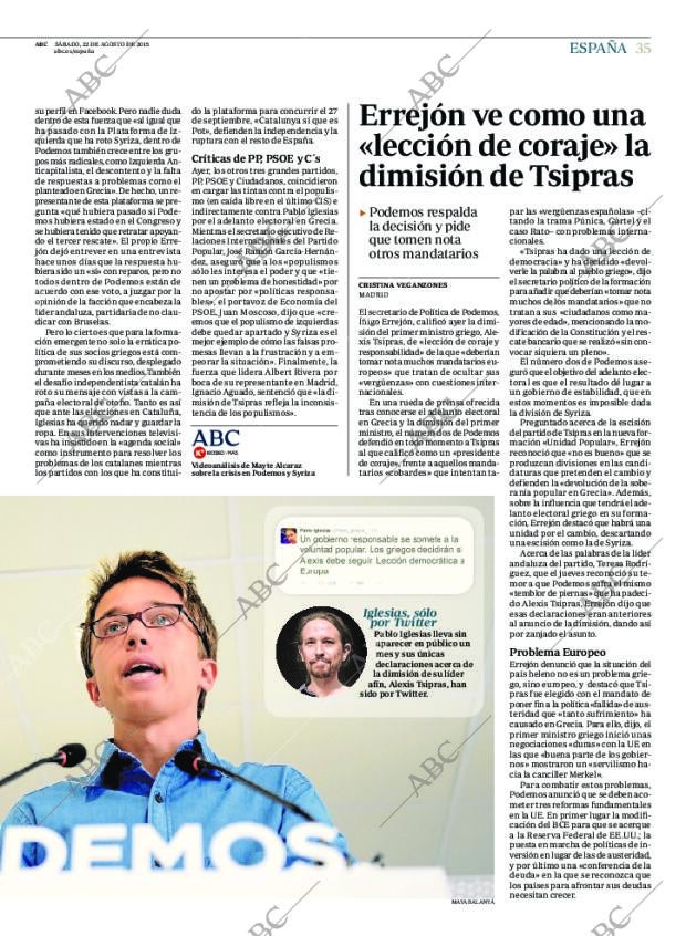 ABC MADRID 22-08-2015 página 35