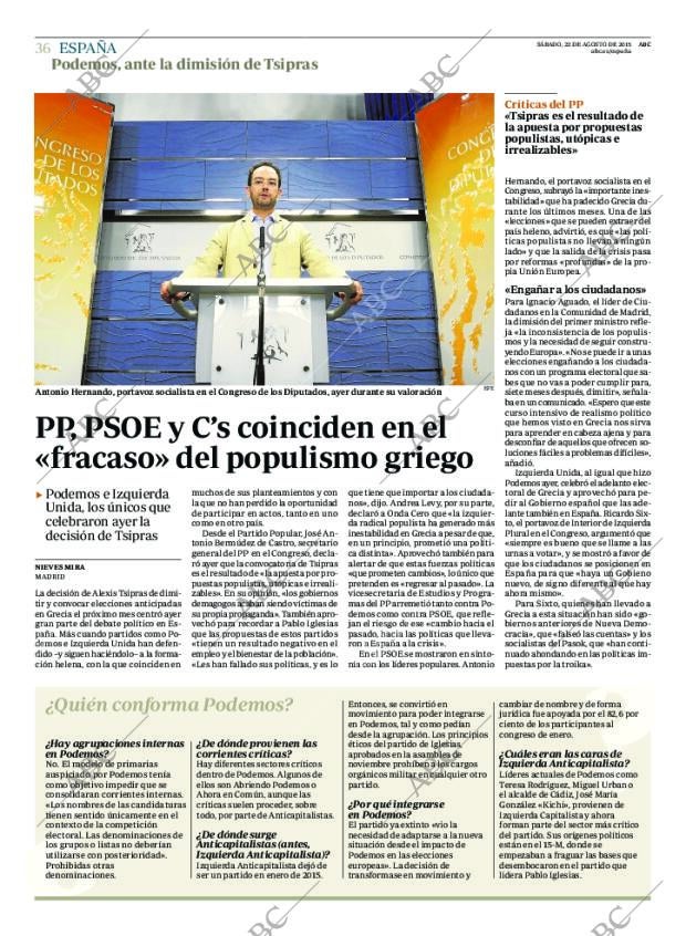 ABC MADRID 22-08-2015 página 36