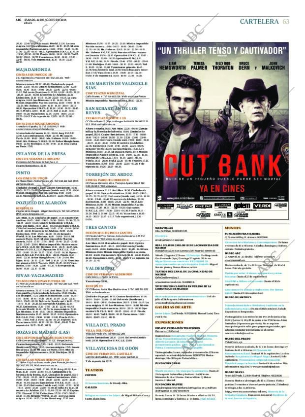 ABC MADRID 22-08-2015 página 63