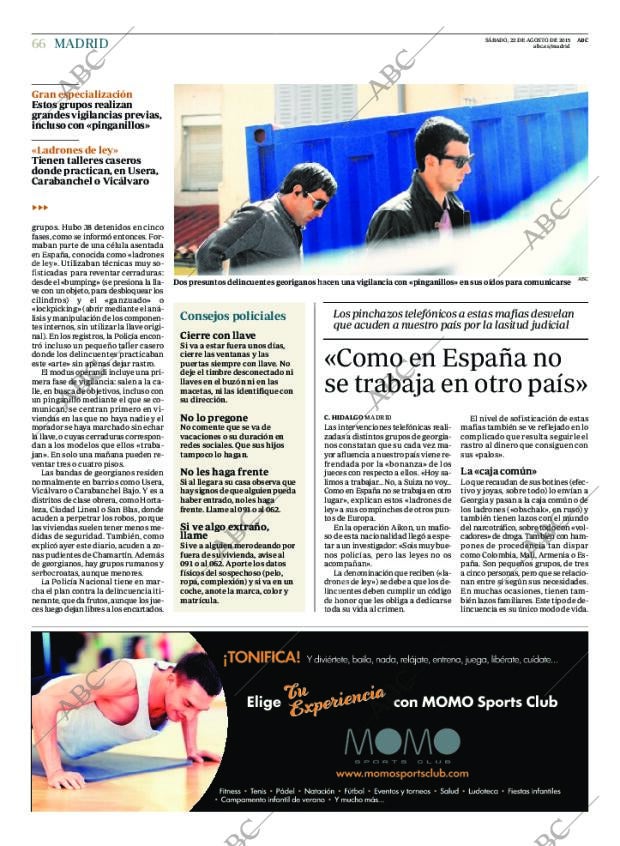 ABC MADRID 22-08-2015 página 66