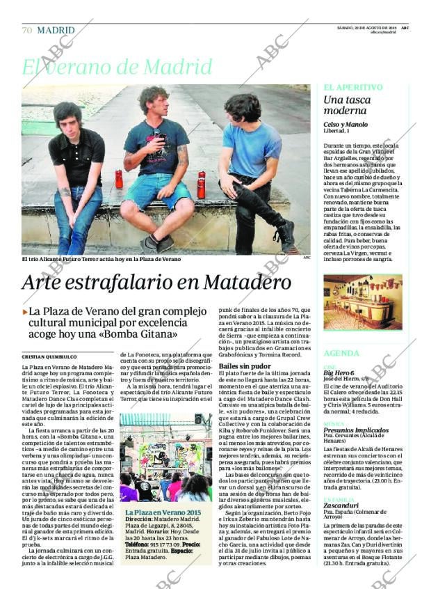 ABC MADRID 22-08-2015 página 70