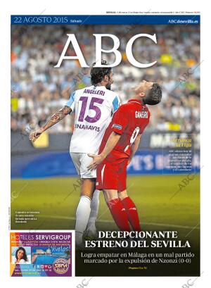 ABC SEVILLA 22-08-2015 página 1