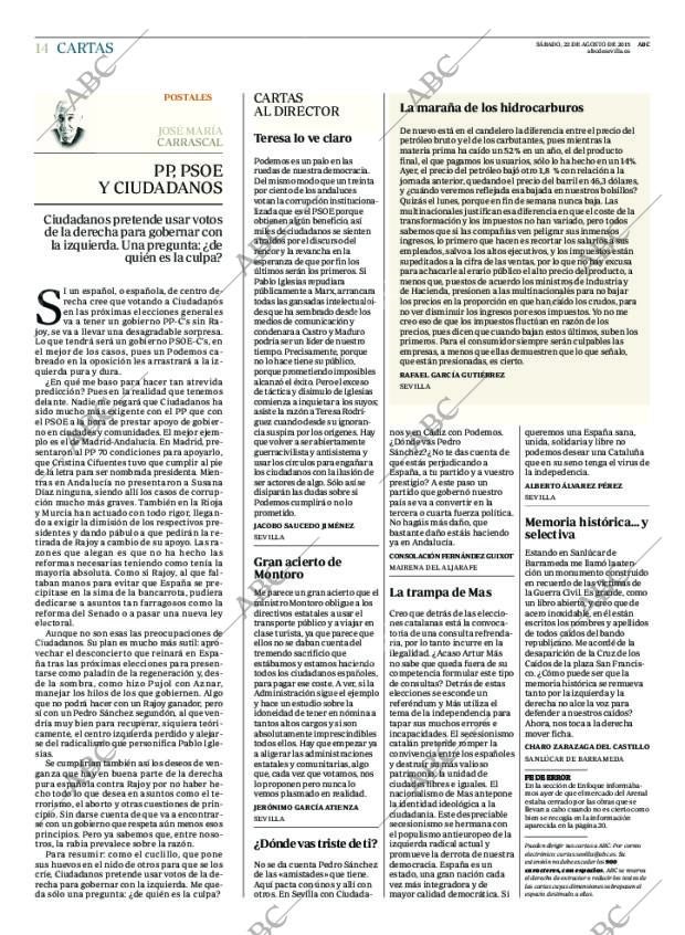 ABC SEVILLA 22-08-2015 página 14