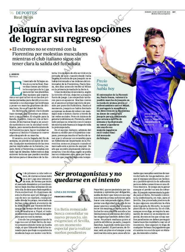 ABC SEVILLA 22-08-2015 página 76