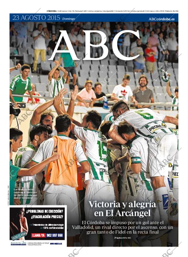 ABC CORDOBA 23-08-2015 página 1