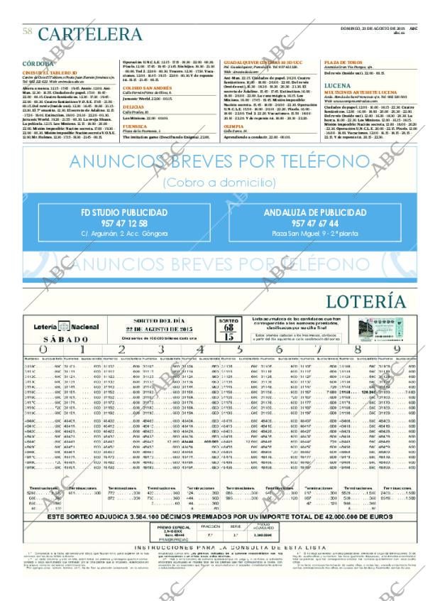 ABC CORDOBA 23-08-2015 página 58