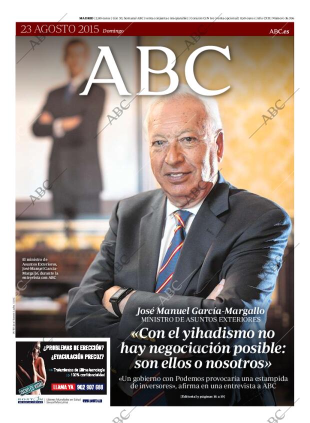 ABC MADRID 23-08-2015 página 1