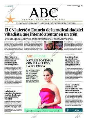 ABC MADRID 23-08-2015 página 2