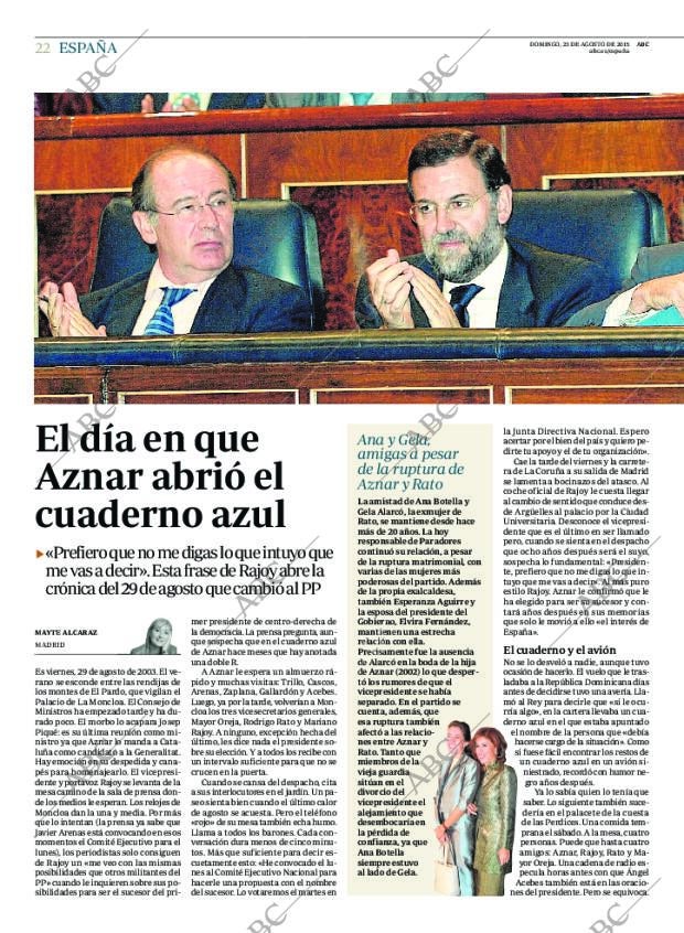 ABC MADRID 23-08-2015 página 22