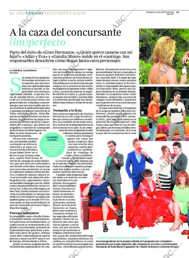 ABC MADRID 23-08-2015 página 84