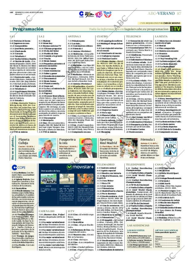 ABC MADRID 23-08-2015 página 87