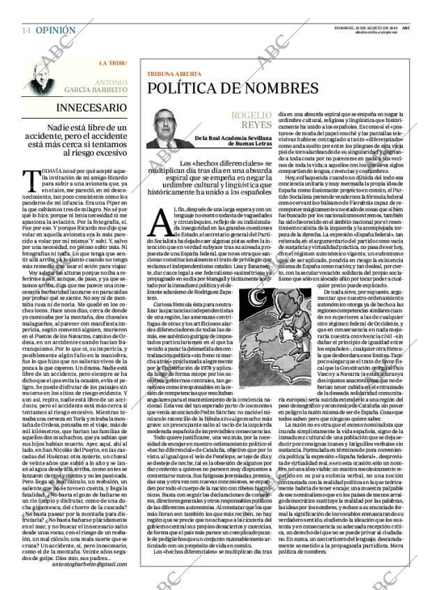 ABC SEVILLA 23-08-2015 página 14