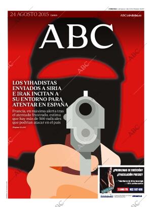 ABC CORDOBA 24-08-2015 página 1