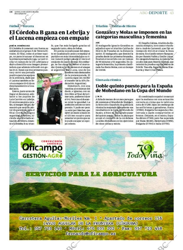 ABC CORDOBA 24-08-2015 página 43