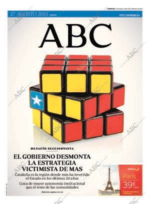 ABC CORDOBA 27-08-2015 página 1