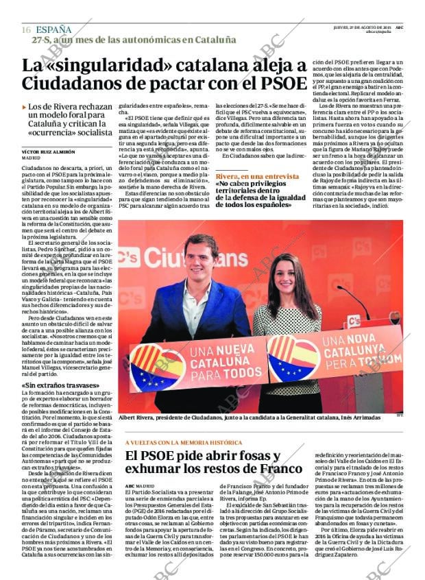 ABC MADRID 27-08-2015 página 16