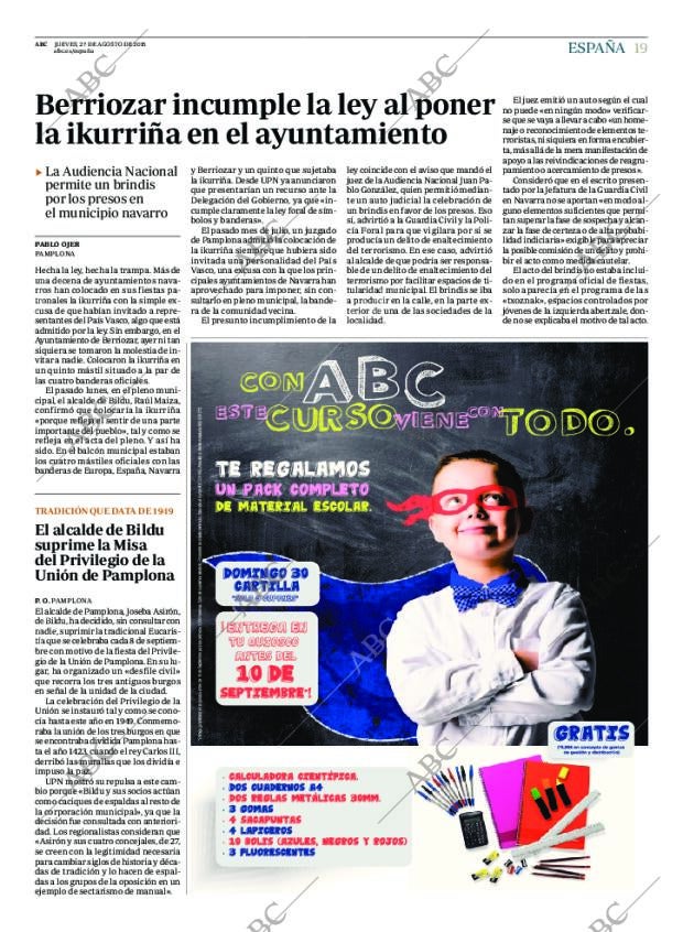 ABC MADRID 27-08-2015 página 19