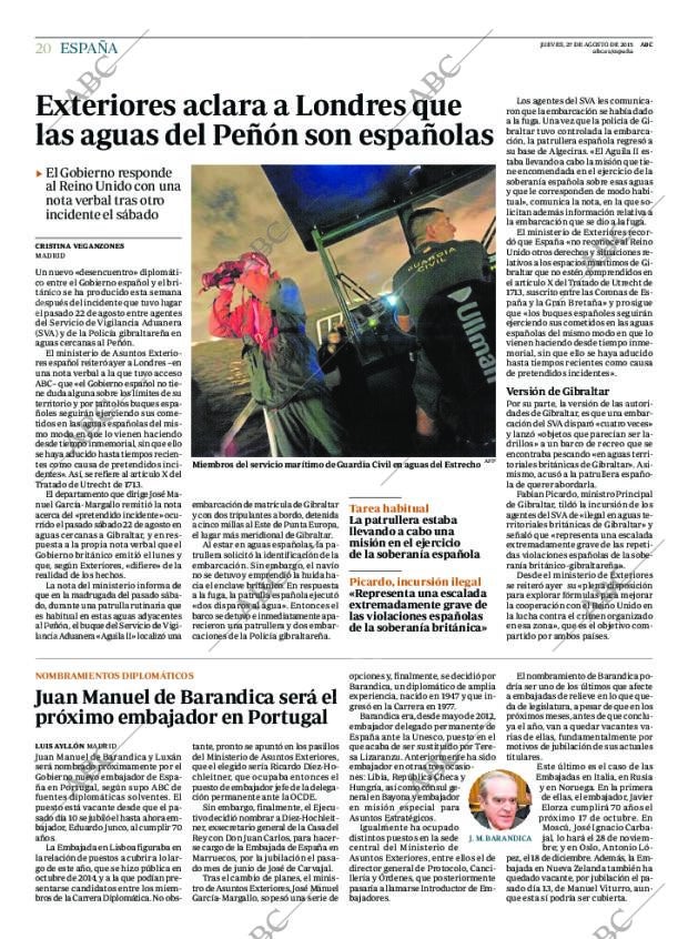 ABC MADRID 27-08-2015 página 20