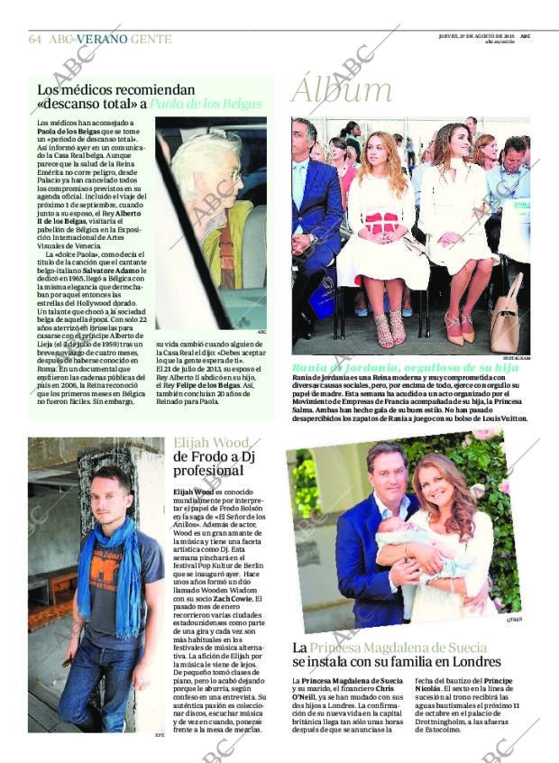 ABC MADRID 27-08-2015 página 64