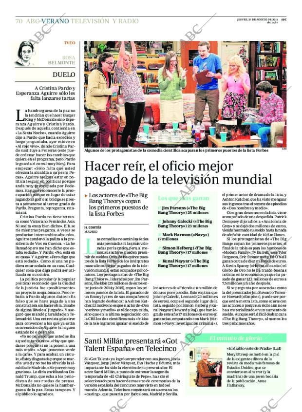 ABC MADRID 27-08-2015 página 70