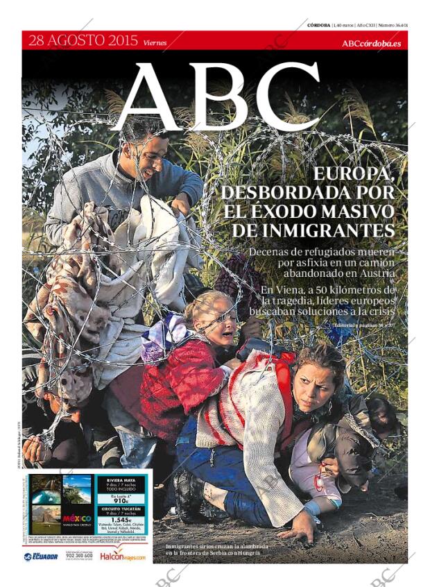 ABC CORDOBA 28-08-2015 página 1
