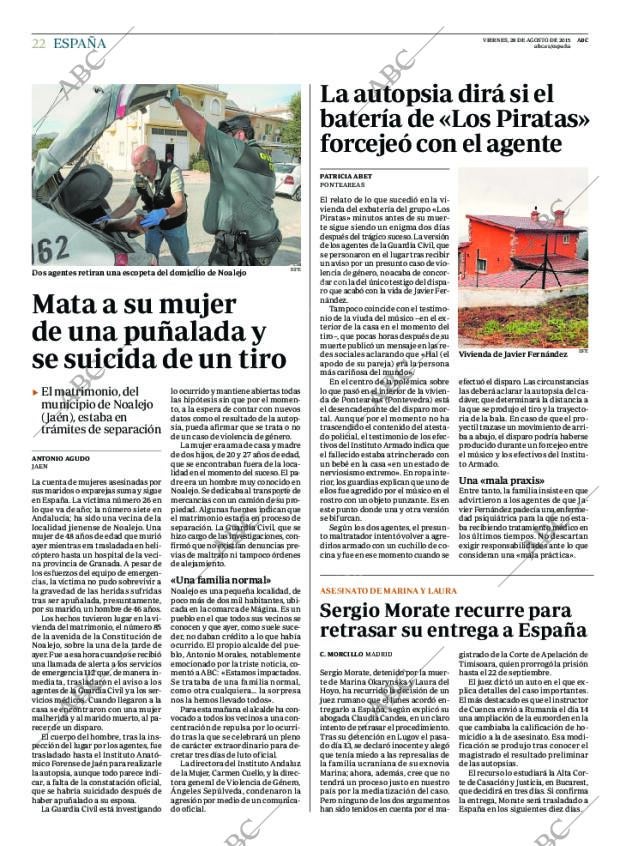 ABC MADRID 28-08-2015 página 22