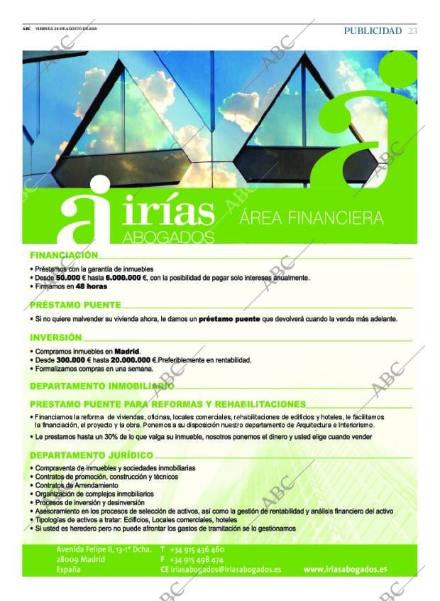 ABC MADRID 28-08-2015 página 23