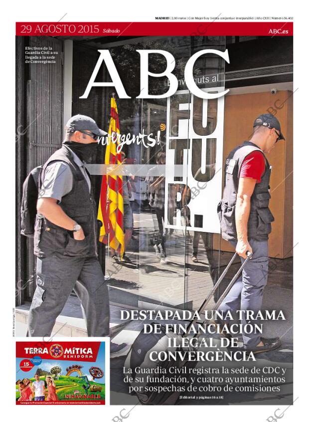ABC MADRID 29-08-2015 página 1