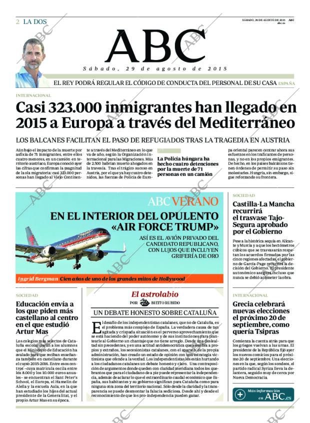 ABC MADRID 29-08-2015 página 2