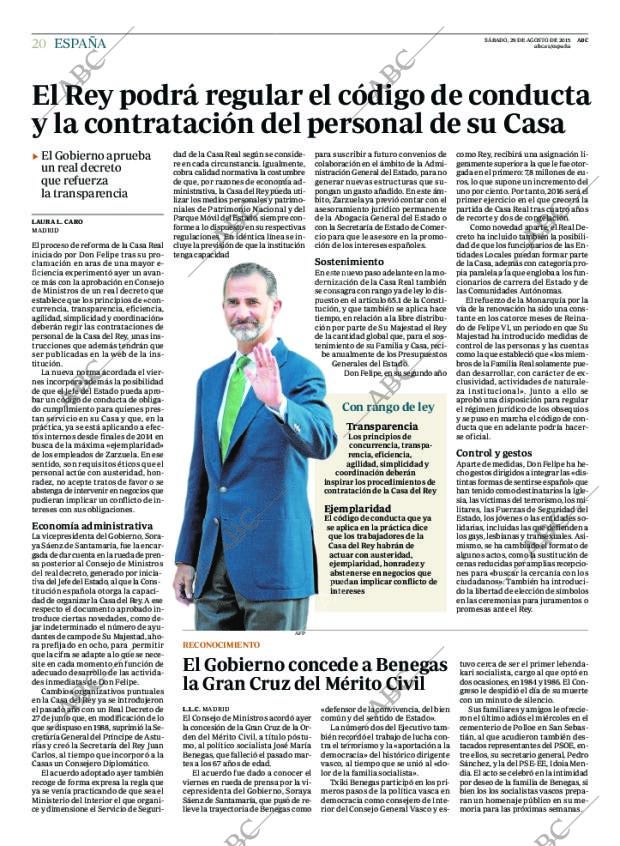 ABC MADRID 29-08-2015 página 20