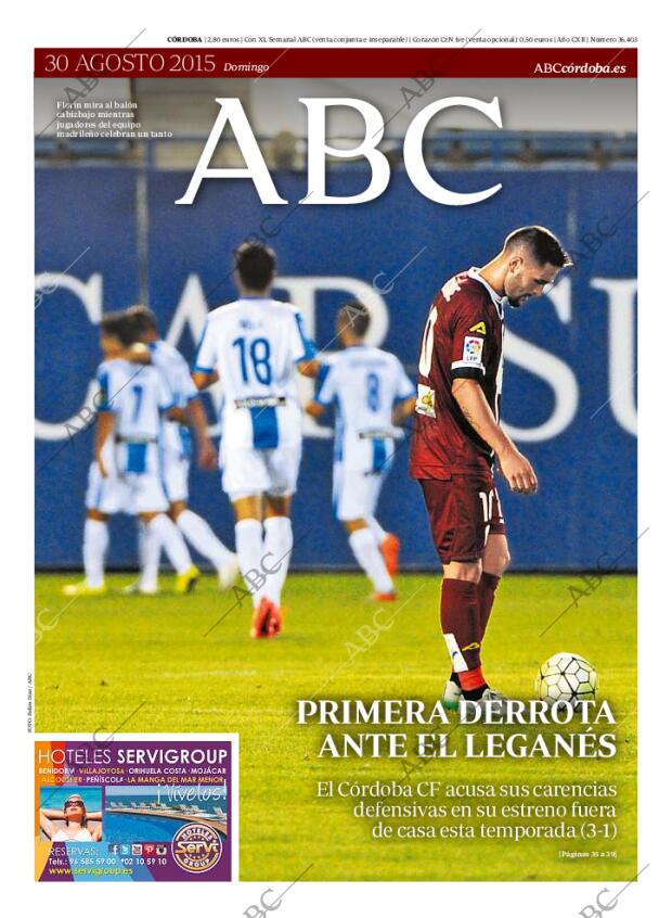 ABC CORDOBA 30-08-2015 página 1