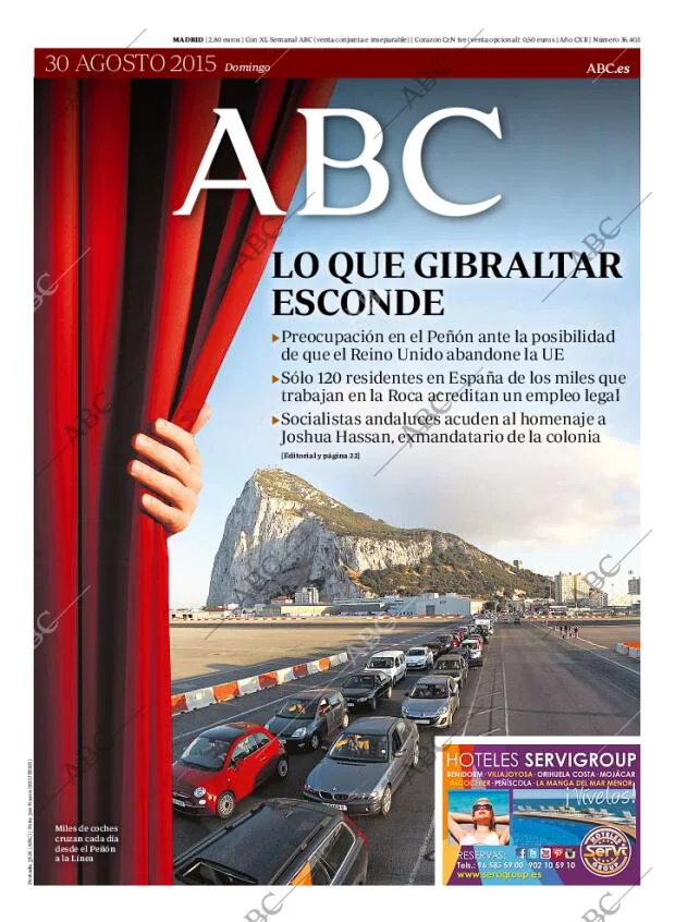 ABC MADRID 30-08-2015 página 1