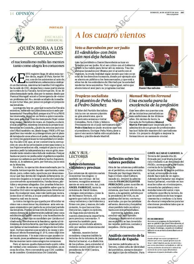 ABC MADRID 30-08-2015 página 14