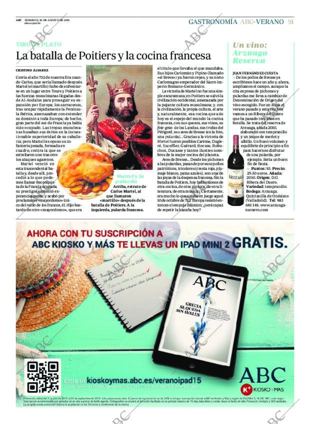 ABC MADRID 30-08-2015 página 91