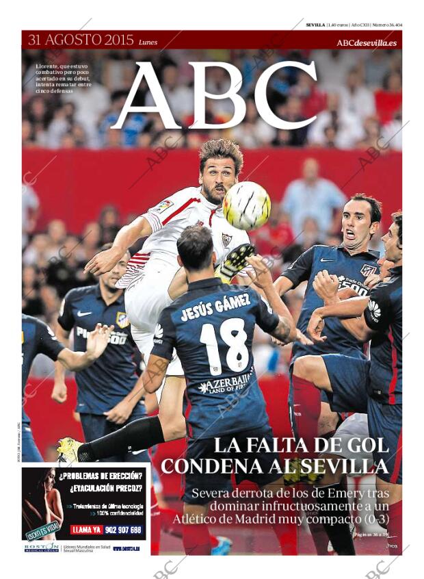 ABC SEVILLA 31-08-2015 página 1