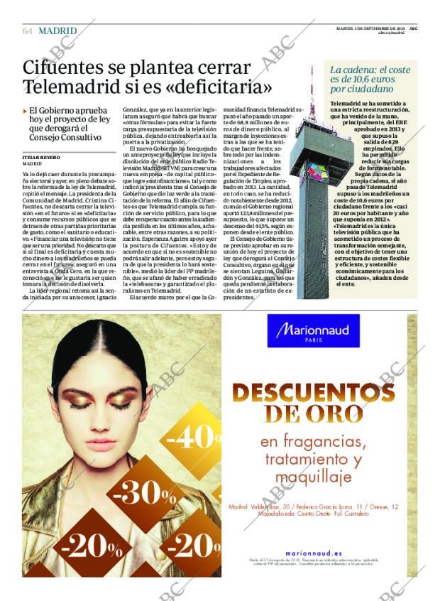 ABC MADRID 01-09-2015 página 64