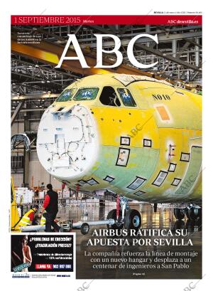ABC SEVILLA 01-09-2015 página 1
