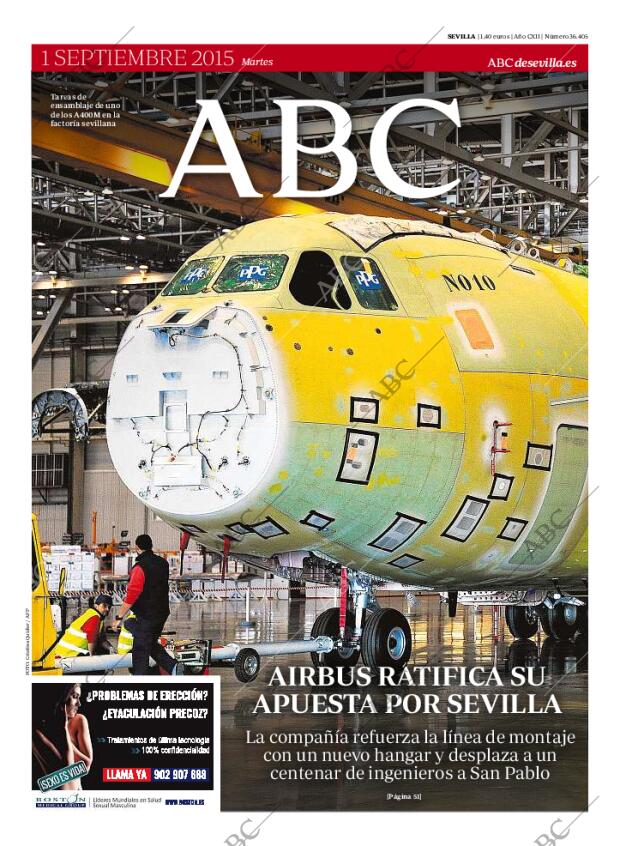 ABC SEVILLA 01-09-2015 página 1