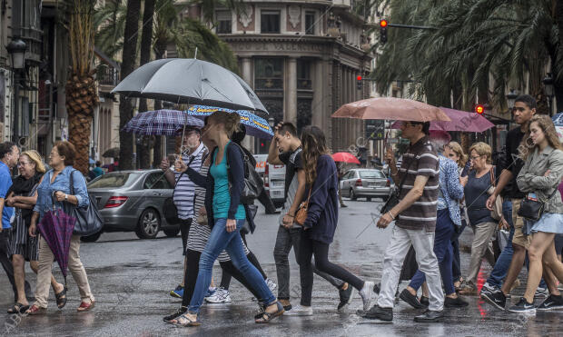 Lluvia en Valencia