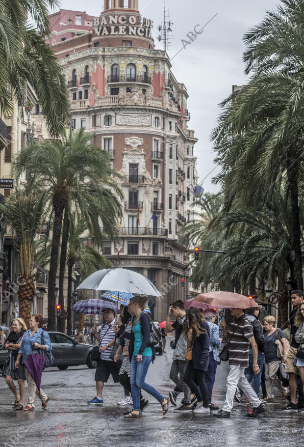 Lluvia en Valencia