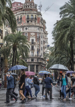 Lluvia en Valencia