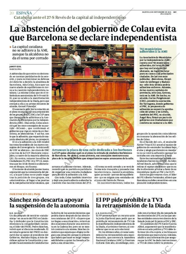 ABC MADRID 08-09-2015 página 20